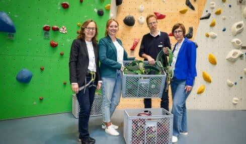 IHK beriet bei Kletter-Event junge Fachkräfte über Höhere Berufsbildung