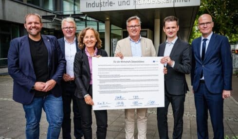 Parteivorsitzende und IHK: Gemeinsame Erklärung für Interessen der OWL-Wirtschaft