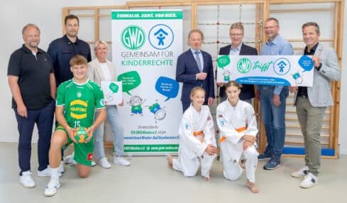 Kinderschutzbund und TSV GWD Minden stärkengemeinsam die Lobby der Kinder