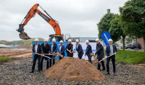 Kannegiesser startet Bauprojekt – Spatenstich für neue Produktionshalle in Vlotho