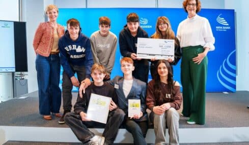 DIGIGREEN: Sekundarschule Lage unter den drei Gewinnern des Landeswettbewerbs der NRW.Bank