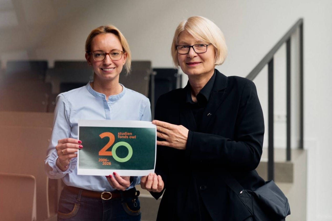 20 Jahre Studienfonds OWL: Bielefelder Oberbürgermeisterin berichtet über ihre Förderung