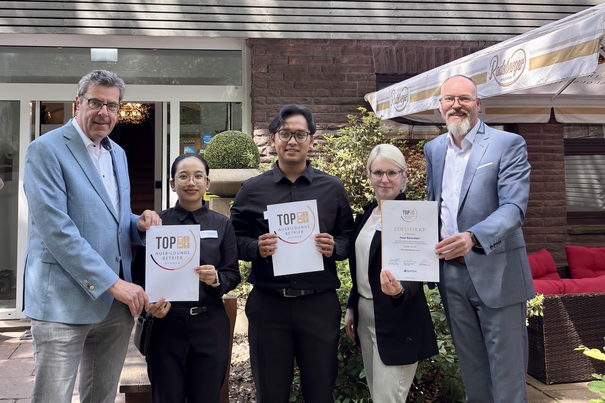 Waldhotel Bärenstein erneut als „TOP-Ausbildungsbetrieb“ ausgezeichnet