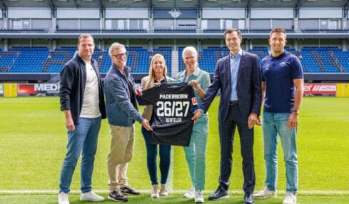 Bundesliga-Aufsteiger SC Paderborn und Global Player setzen Partnerschaft fort
