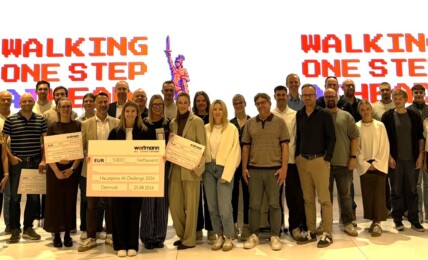 Wortmann Gruppe zeichnet Gewinner der ersten KI-Challenge in Detmold aus