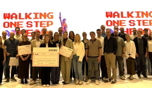 Wortmann Gruppe zeichnet Gewinner der ersten KI-Challenge in Detmold aus