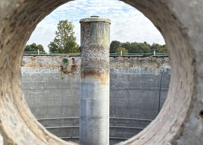 mmm owl-koegel-bau-bad oeynhausen-bausanierung-biogas-anlage-fermentierer-schaden-identifizieren-pr KÖGEL Bausanierung bei der Sanierung eines Fermenters einer Biogasanlage