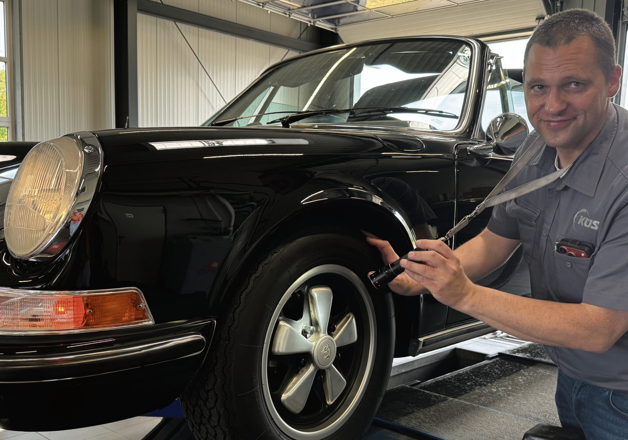 Gutachter Ingo Zimbal verbindet Fahrzeugprüfung mit Oldtimer-Fachwissen