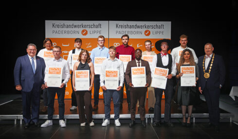 620 neue Fachkräfte für das Handwerk: Kreishandwerkerschaft Paderborn-Lippe feiert Gesellen