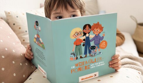 Weidmüller bringt Kindern Technik näher: Neues Kinderbuch verbindet Kreativität und KI