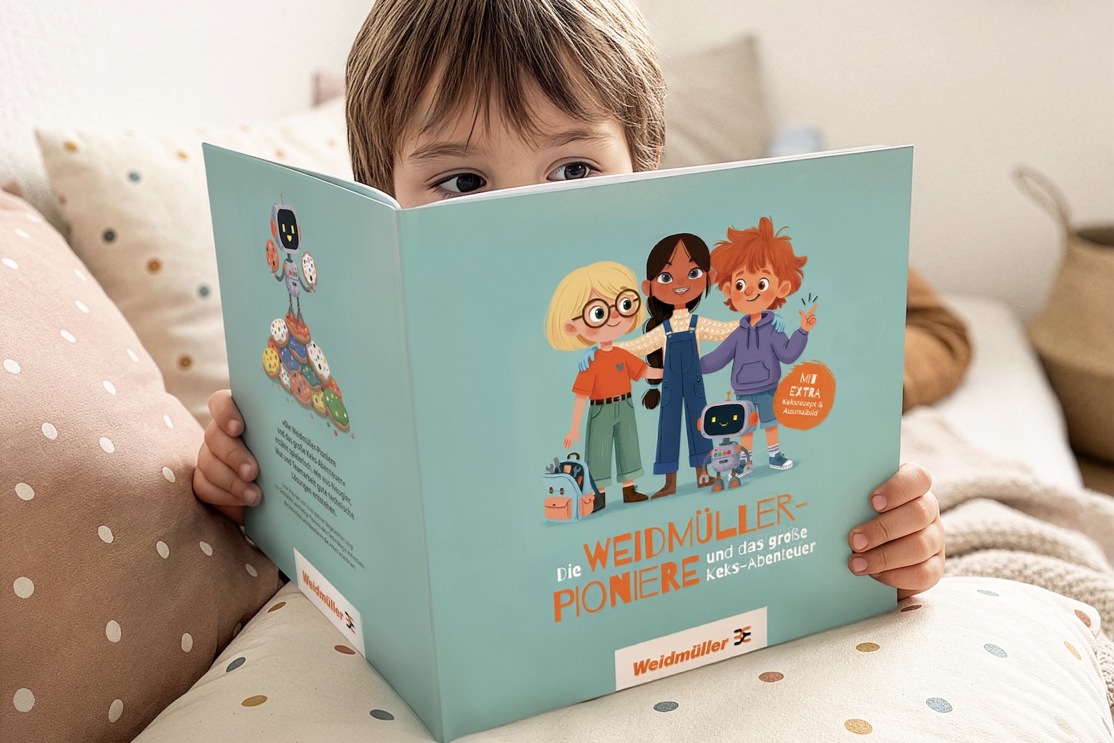 Weidmüller bringt Kindern Technik näher: Neues Kinderbuch verbindet Kreativität und KI