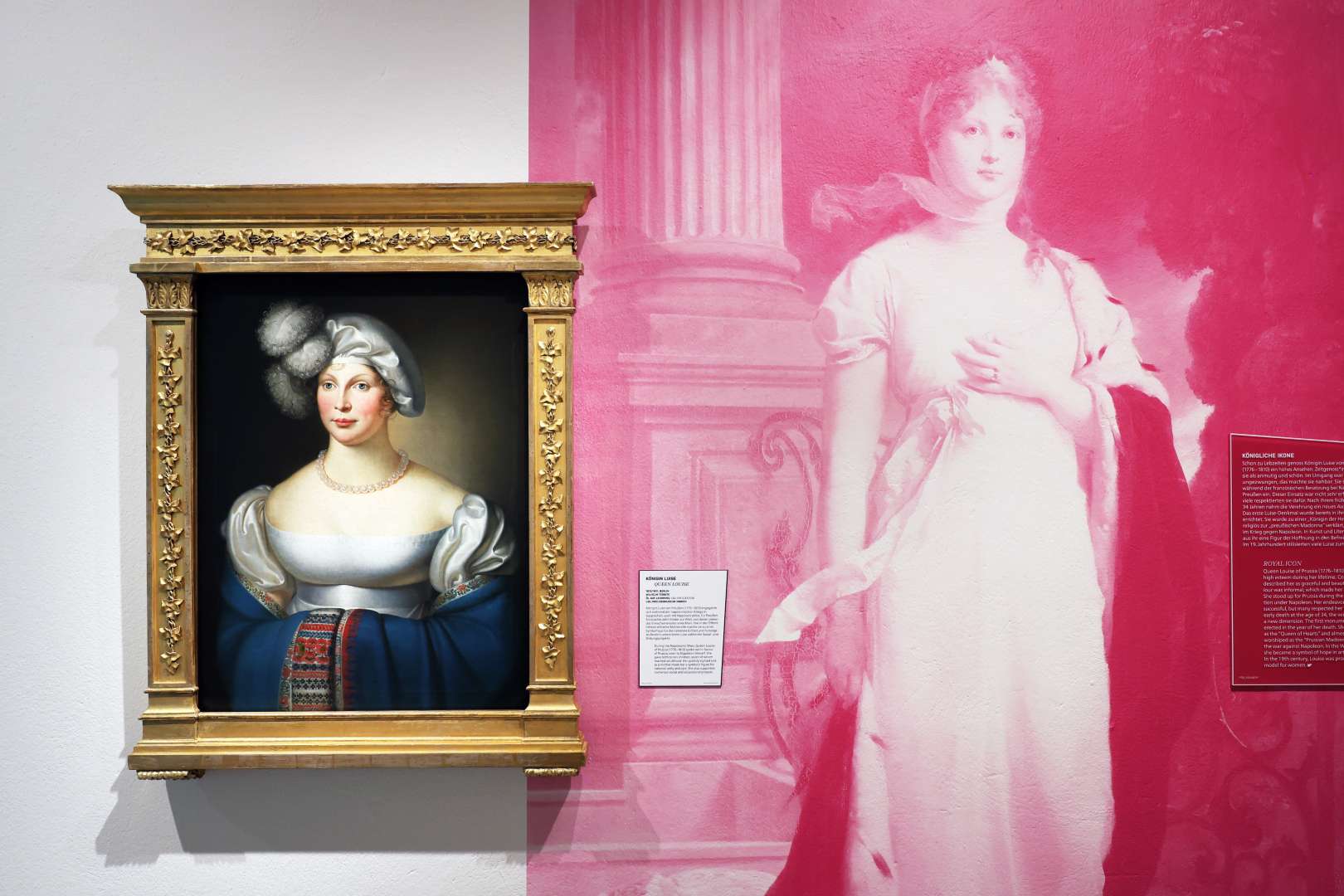 &bdquo;K&ouml;nigliche Ikone: Das Portr&auml;t von K&ouml;nigin Luise steht in der Dauerausstellung &bdquo;Potzblitz Preu&szlig;en!&ldquo; im LWL-Preu&szlig;enmuseum Minden f&uuml;r die Frauen in der preu&szlig;ischen Geschichte.&rdquo; Foto: LWL/Alex Lehn
